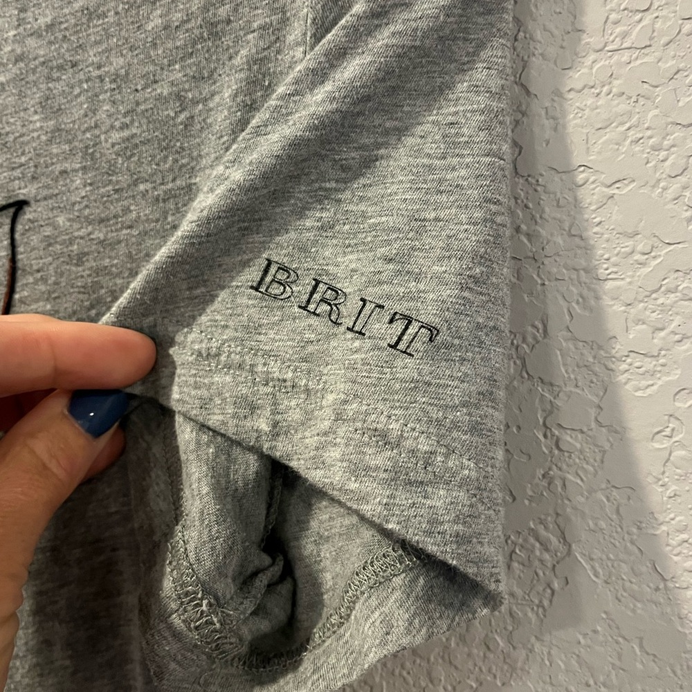 Burberry. M. Grey T-shirt with fox. - Picture 3 of 5